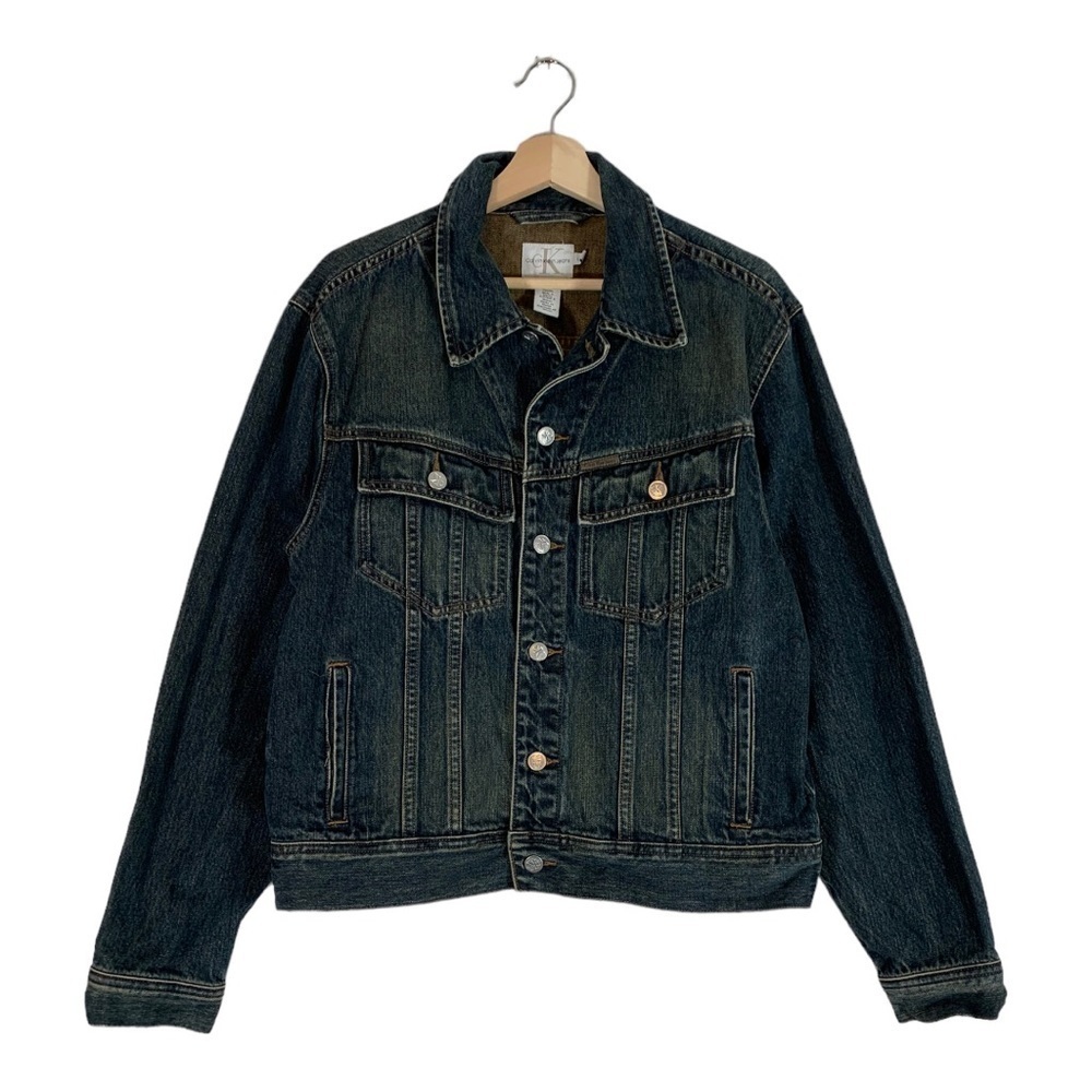 Vintage Calvin Klein 90s Jean Jacket Size Large